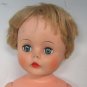 Vintage 20" Hard Plastic Body Doll with Letter F Inside of Circle Marking
