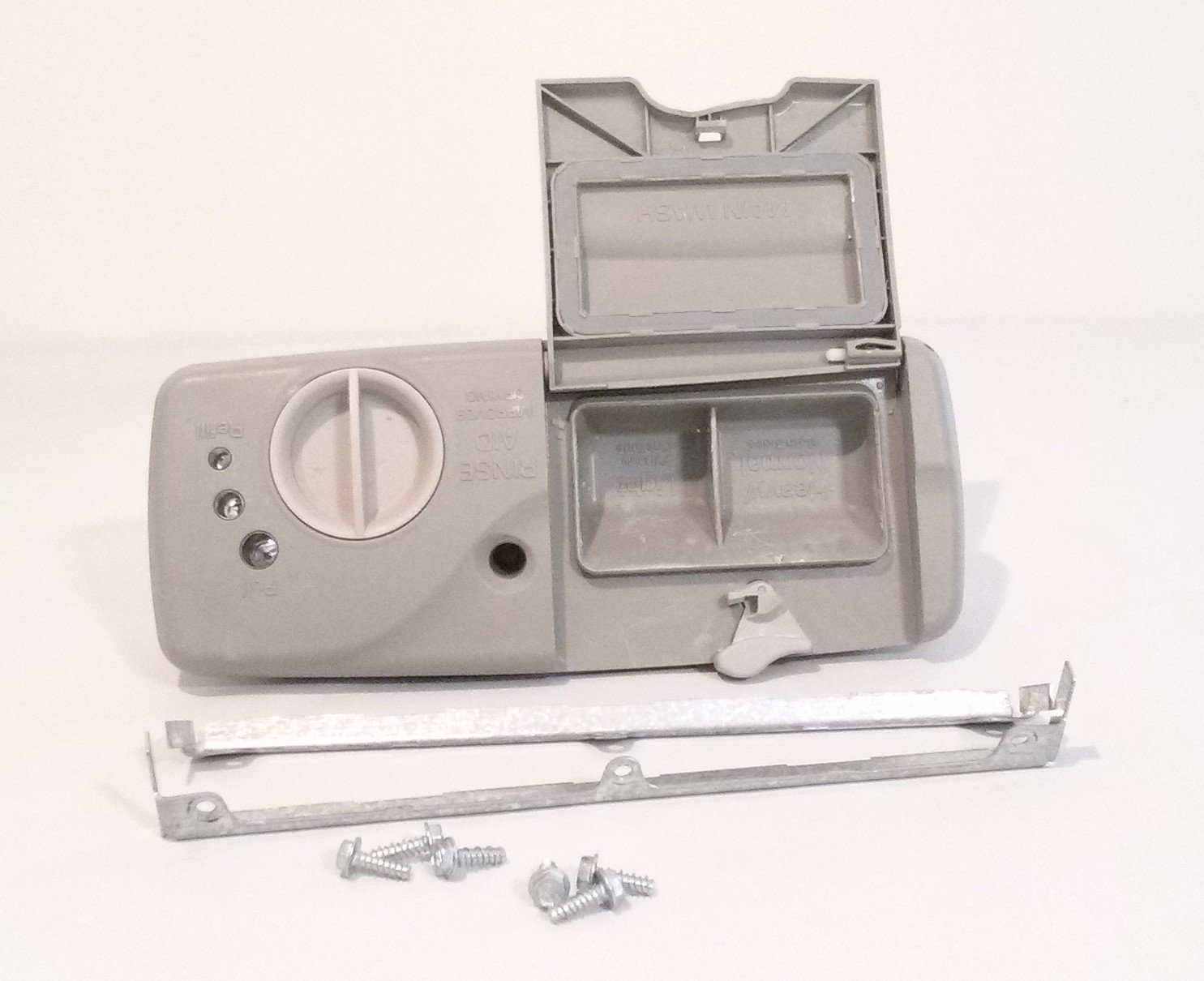 JENNAIR DISHWASHER DETERGENT AND RINSE DISPENSER MODEL JDB1100AWS Used