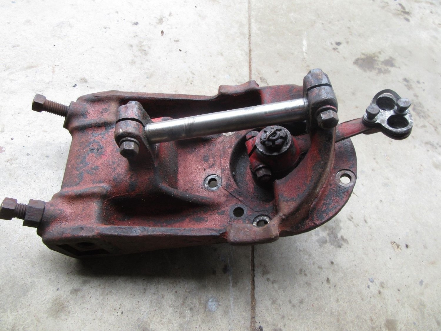 Farmall Cub IHC Steering Gear Box, Housing, Steering Arm, Worm Gear