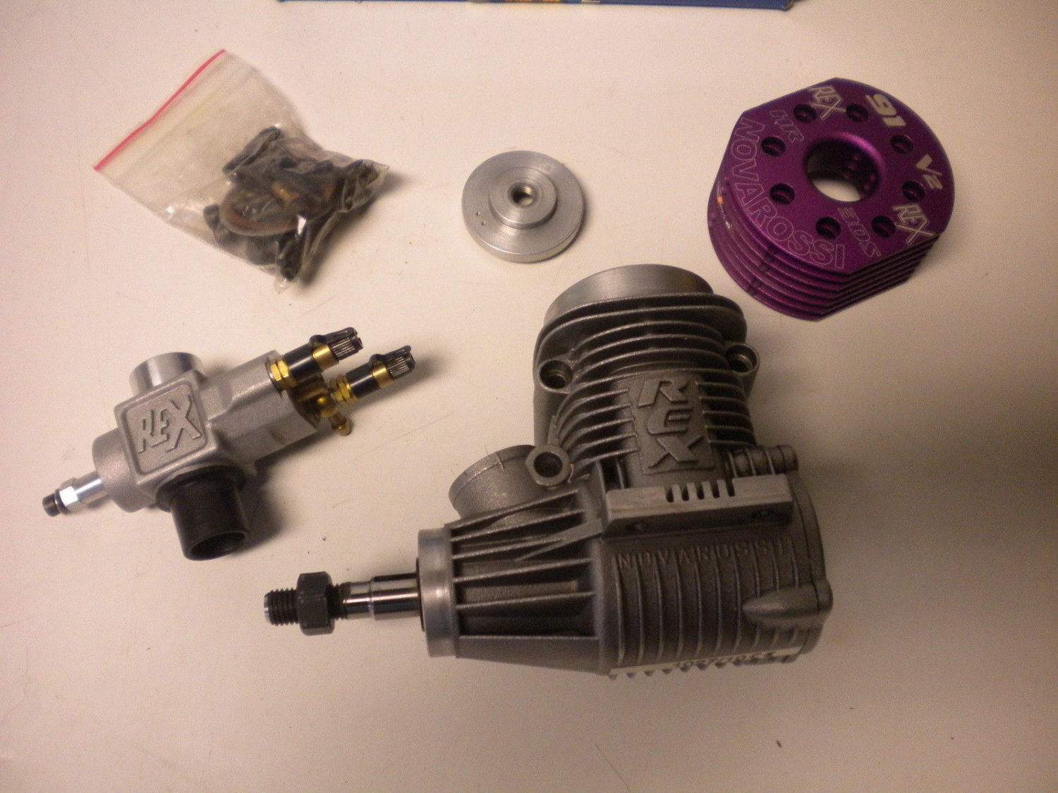 Novarossi Nova Rossi R91HR 3DS V2 Heli Engine Motor. For Parts