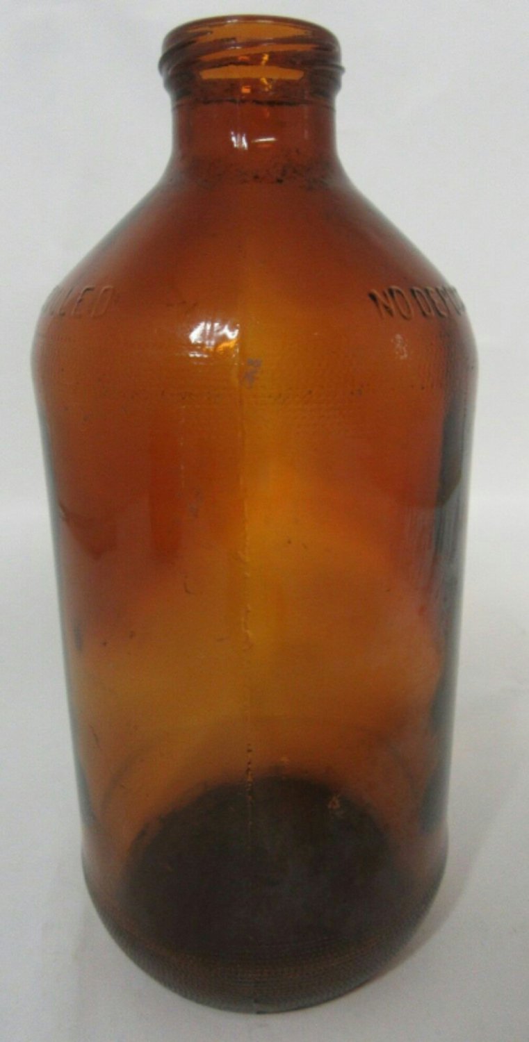 Vintage Beer Bottle Brockway Glass 6