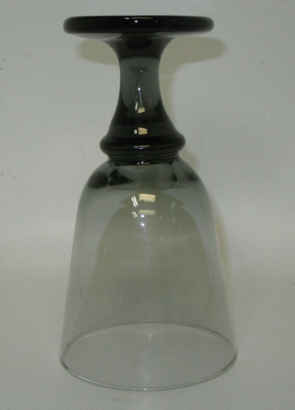 Libbey Nova Black Water Goblet 7" Tall