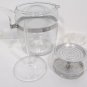 Vintage Pyrex 7759 Flameware 9 Cup Coffee Pot Stove Top Glass Percolator Maker