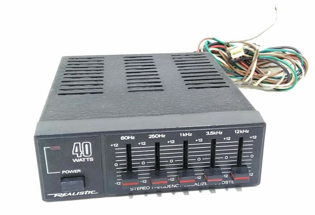 Realistic Autosound 40Watt 5Band CarStereo Frequency Equalizer