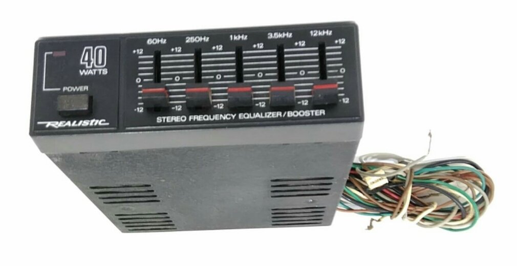 Realistic Autosound 40Watt 5Band CarStereo Frequency Equalizer