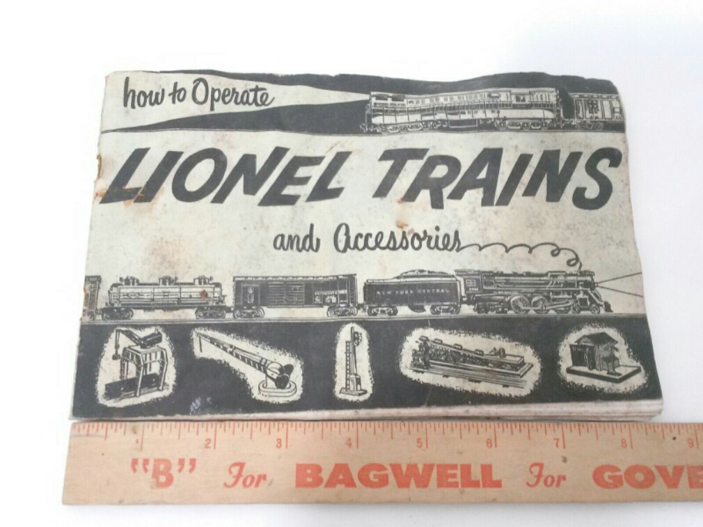 Lionel 1954 How to Operate Trains and Accessories Booklet 64 Pages