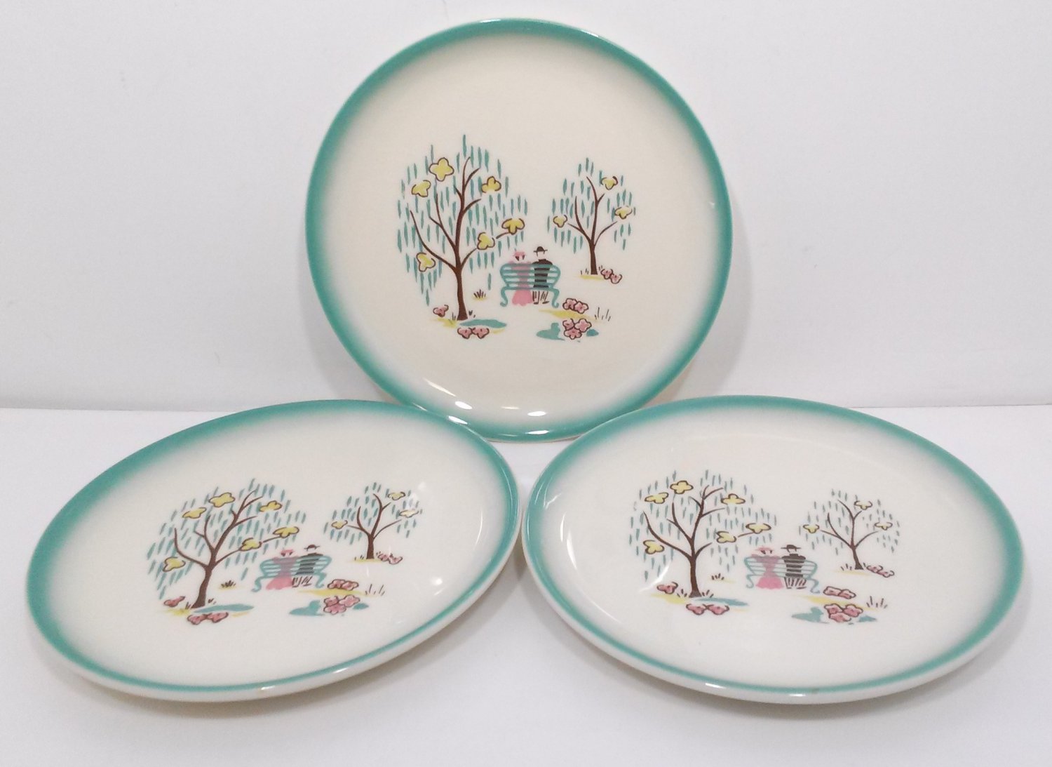 Brock Forever Yours Bread & Butter Plates 6 3/4" Three Total