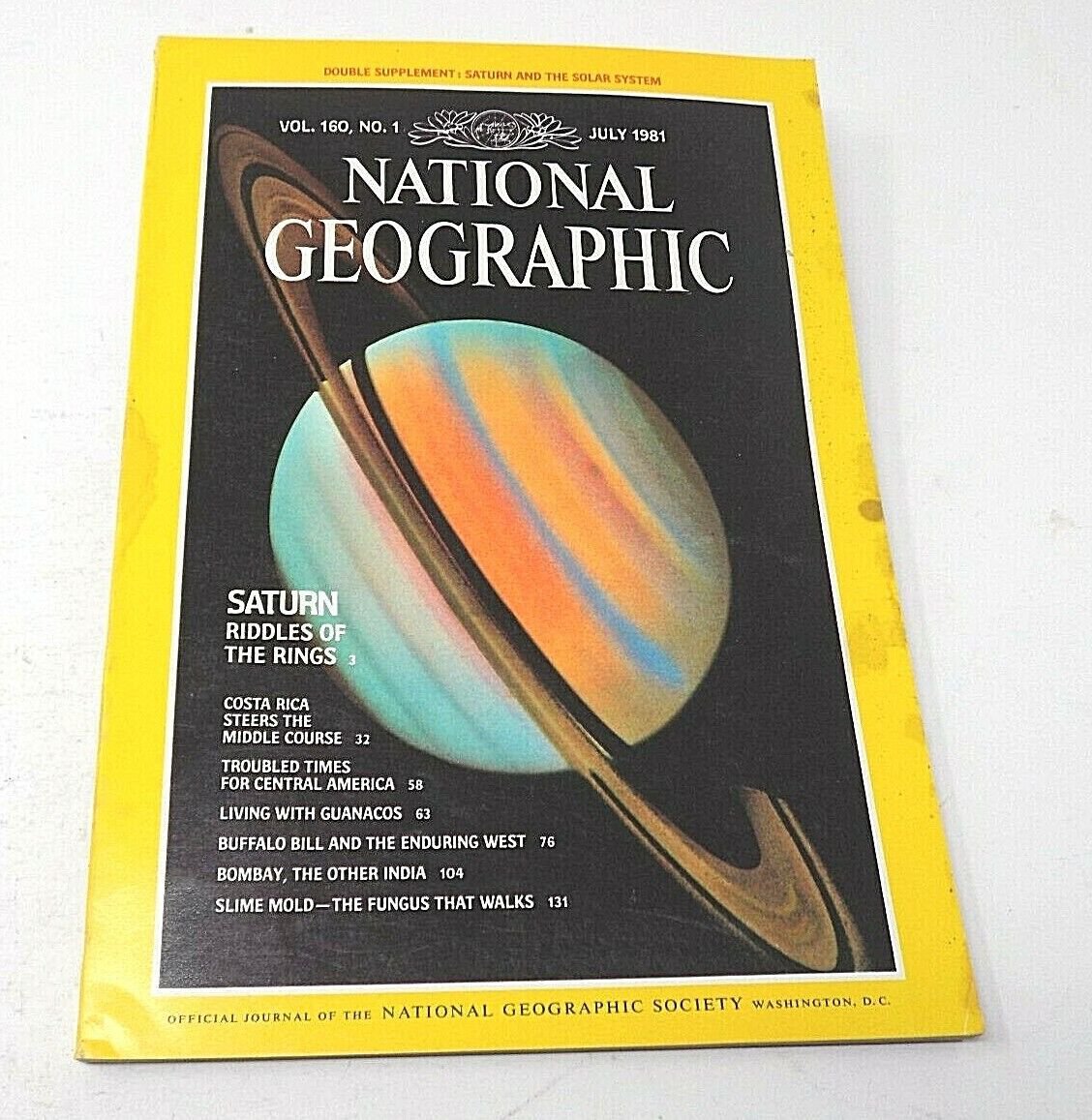 National Geographic Magazine - Saturn - July 1981