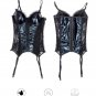 Gothic style ladies patent leather corset