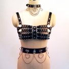 Handcrafted Sexy Heavy Duty Set 5 (Bra, choker, waist belt)