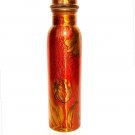 Printed Copper ayurvedic Water Bottle