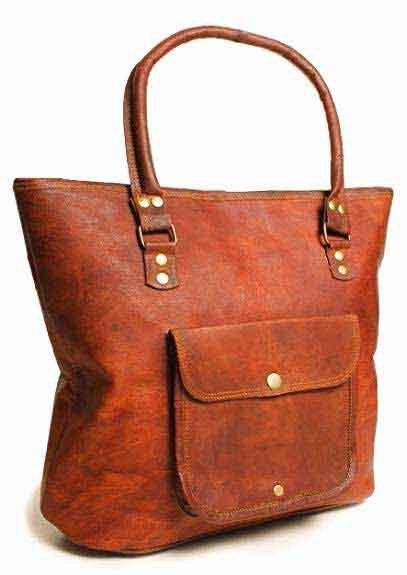 Unique Tote Handcrafted Leather Bag | 100% Genuine Leather