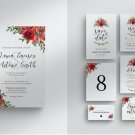 Wedding Invitation package templates PSD format