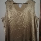 Gold Sleeveless Blouse Top Gold Sleeveless Blouse Top