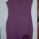 Purple Sleeveless Asymmetrical Dress