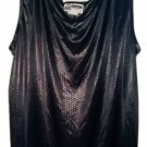 20W Blouse Brown Polyester Sleeveless Tank Top 20W Blouse Brown Polyester Sleeveless Tank Top