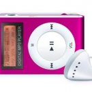 Pink 4GB MINI SHUFFLE II STYLE WITH BACKLIT DISPLAY AND VOICE RECORD!