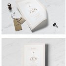 wedding invitation template PSD format