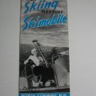 Skimobile Mt. Cranmore Brochure, New Hampshire, Vintage 1940s