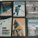 Vintage Climbing Mountaineering Adventure Himalaya Book Lot:Seven (7) Diff Books
