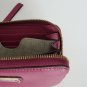 Michael Kors Plum Leather Zipper Wristlet Wallet Clutch