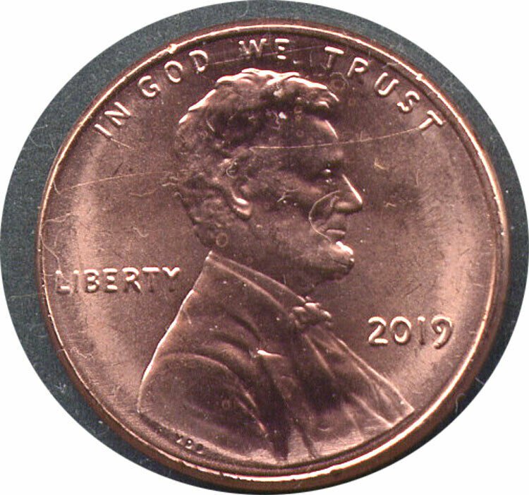 2019-P Lincoln Shield Cent Doubled Die Obverse WDDO-016 - Gem BU
