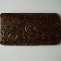 Antique Embossed Tooled Leather Eyeglass Case