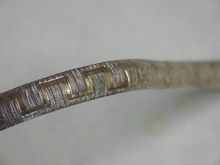 Milor Sterling Silver & EP Gold Flex-Snap Bracelet