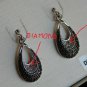 Diamond Accent Tear Drop Dangle Earrings