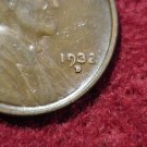 1932-D Lincoln Cent Repunched Mint Mark RPM D/D- XF