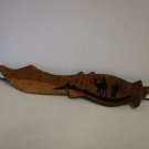 Jerusalem Holy Land Vintage Souvenir Wood Dagger