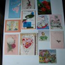 Vintage Card Lot: 1940s - 1970s, Wide Assortment, Used in Good Cond.