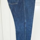 'RALPH LAUREN'  'RUGBY VINTAGE'  SLIM FIT  DARK BLUE  BUTTON FLY  36'' 32'' VINTAGE