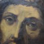 FROM XVI-XVII CENTURIES - IMMORTAL CHRIST WITH THORN CROWN. OIL ON COPPER. BAROQUE