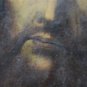 FROM XVI-XVII CENTURIES - IMMORTAL CHRIST WITH THORN CROWN. OIL ON COPPER. BAROQUE