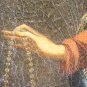 FROM XVII-XVIII CENTURIES. VIRGIN WITH CHILD. OIL ON CANVAS. COLONIAL TIMES