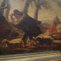 FROM XVIII-XIX CENTURIES - SHEPHERD WITH HERD IN THE STORM. OIL ON CANVAS SIGNED. SPAIN
