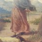 FROM XVIII-XIX CENTURIES - SHEPHERD WITH HERD IN THE STORM. OIL ON CANVAS SIGNED. SPAIN
