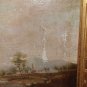 FROM ITALY. XVIII-XIX - LANDSCAPE WITH PEASANTS. OIL ON CANVAS.