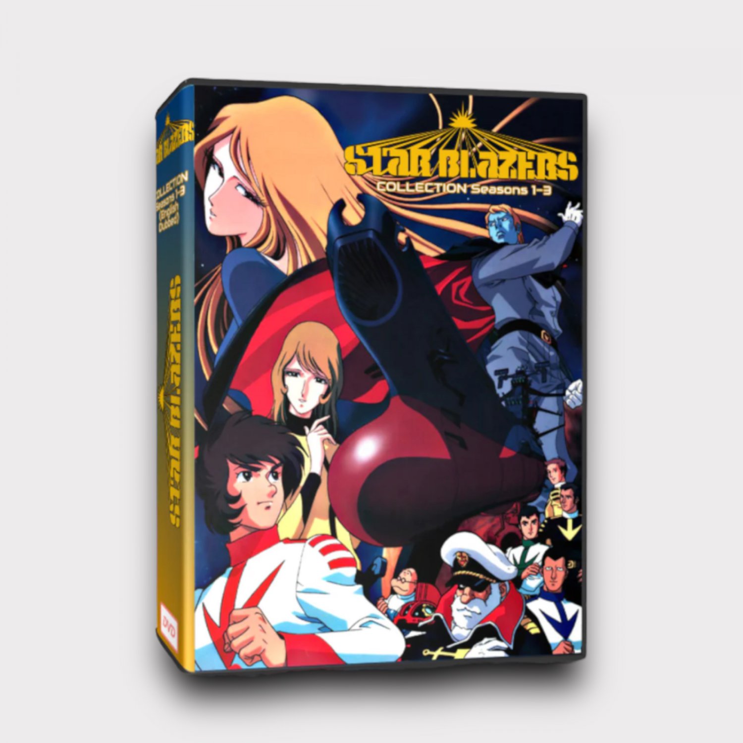 Star Blazers (Space Battleship Yamato) Complete English Dubbed Seasons 1,2,3 DVD Set