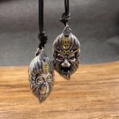 S925 Sterling Silver Necklace personality Monkey King Pendant