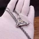 S925 Sterling Silver Necklace eye of Horus Pendant