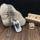 S925 Sterling Silver Necklace skull head pendant retro unique design