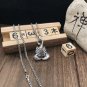 S925 Sterling Silver Necklace flame scorpion Pendant