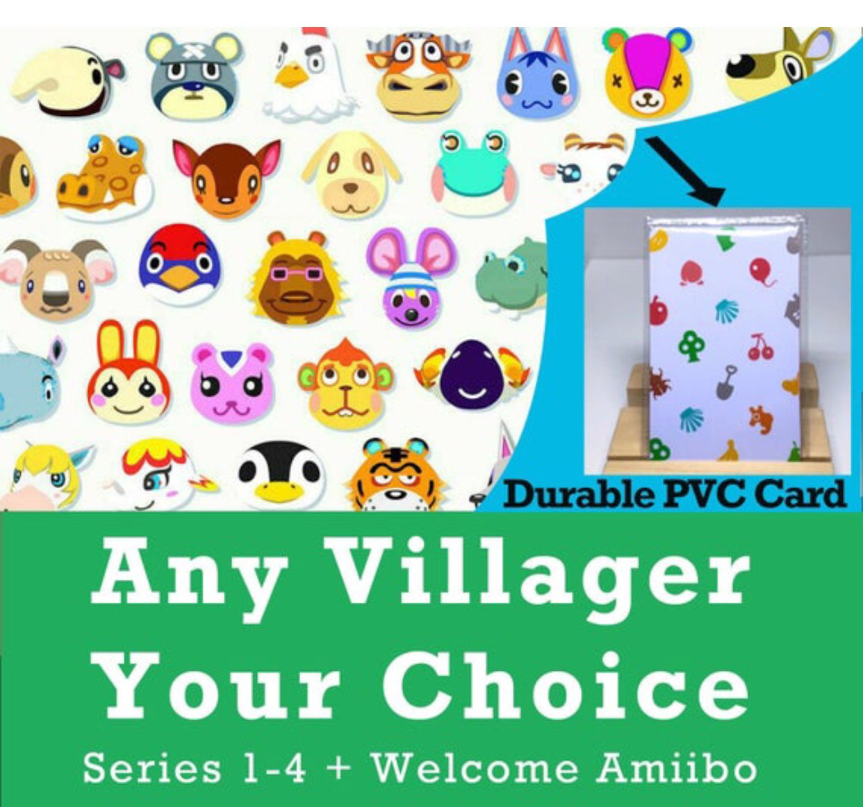 Animal Crossing Amiibo Cards| for AC New Horizon New Leaf