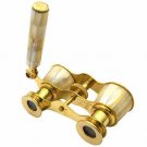 Brass Binocular With Handle Indian Beautiful Attractive For Home Office Decor