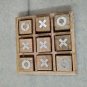 Indian Handmade Wooden Tic Toc Toe Board Game For Entertainment Unisex Game