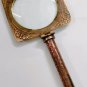 Brass Made Indian Magnifying Glass With Folding Style Feature Collectible Item