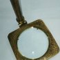 Brass Made Indian Magnifying Glass With Folding Style Feature Collectible Item