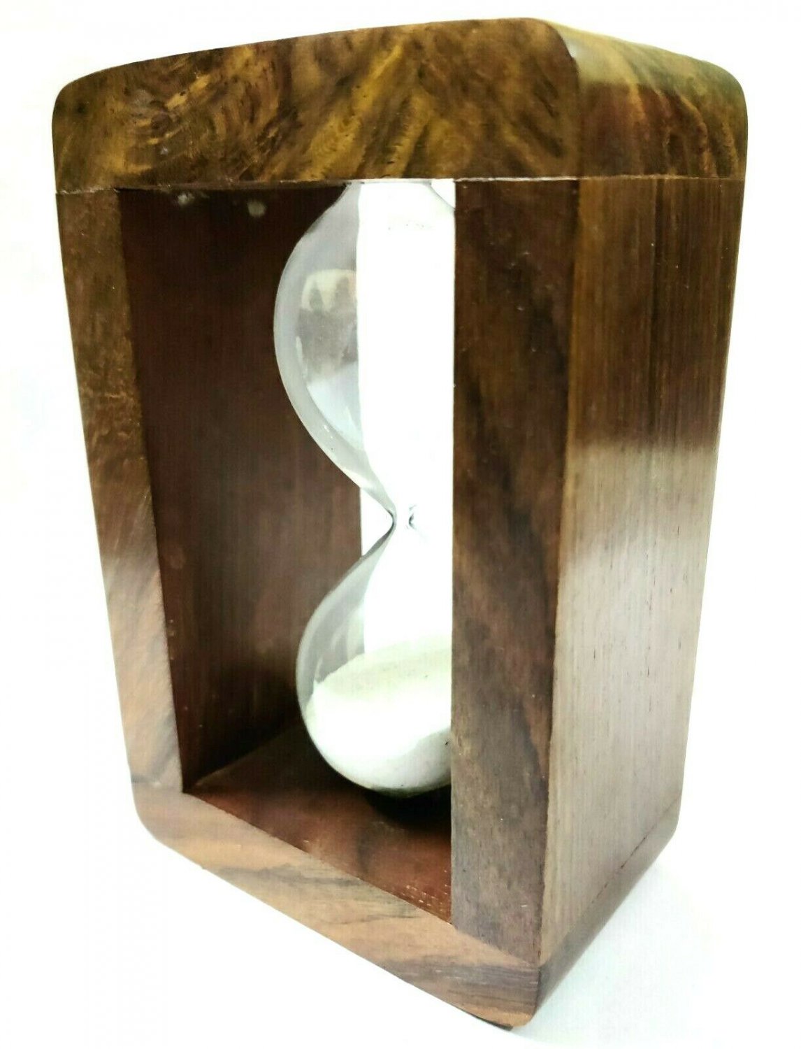 Wooden Frame Style Sand Timer 6 Inch Collectible Gift